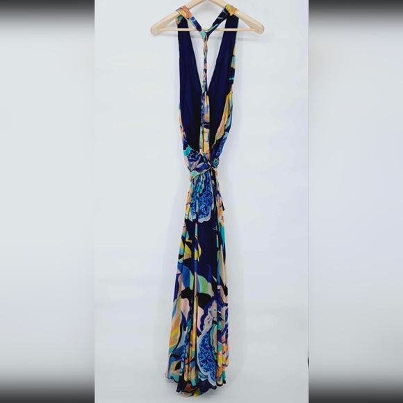 Anthropologie Alexandra Farmer Printed Maxi Dress size 2X New - Picture 5 of 15